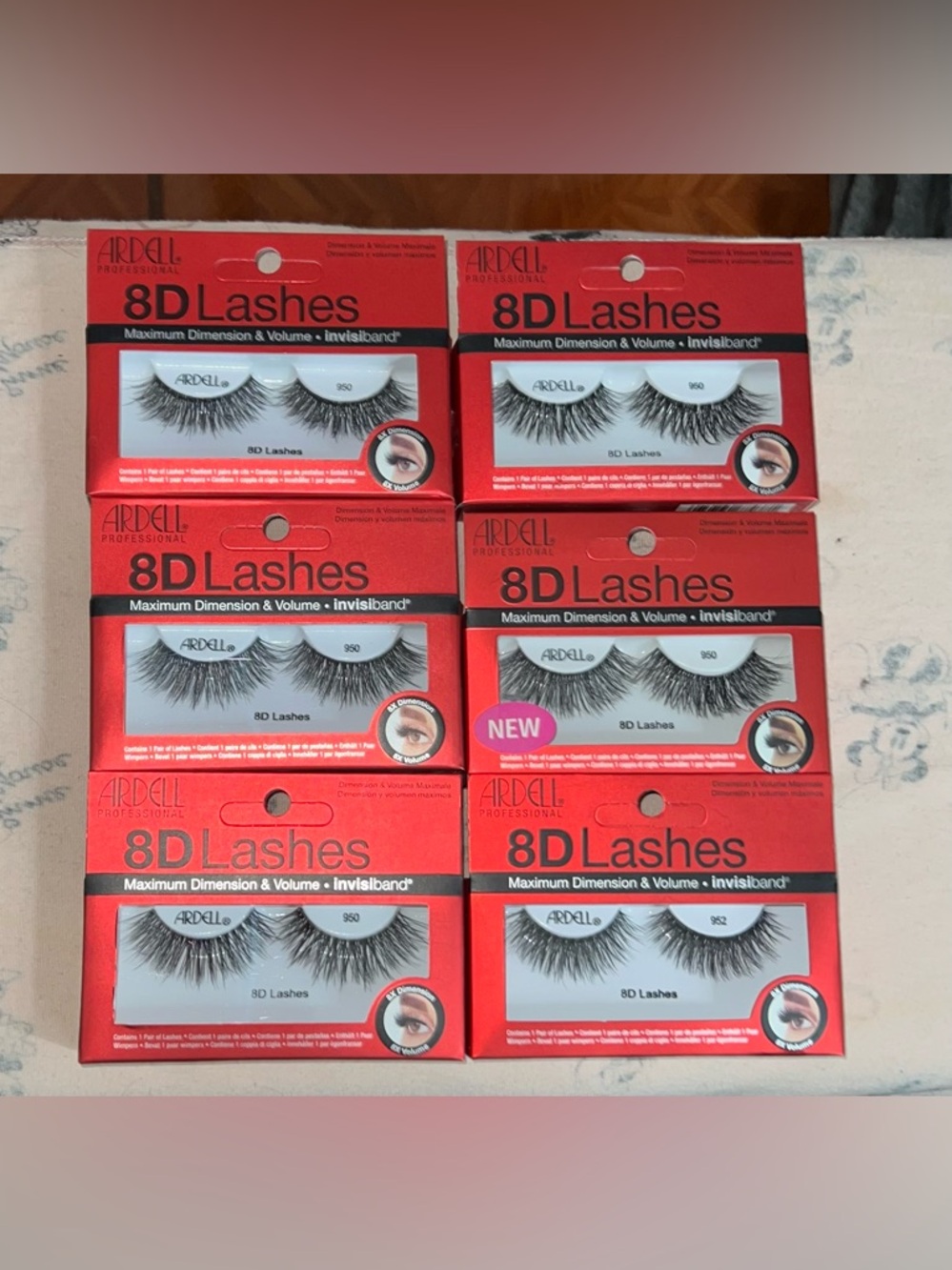 Ardell 8D Lashes - Black Dramatic Volume (6 Packs)